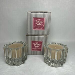 2 New Avon Ultra Crystal Collection Ariane Fragrance Candle Vintage 1981